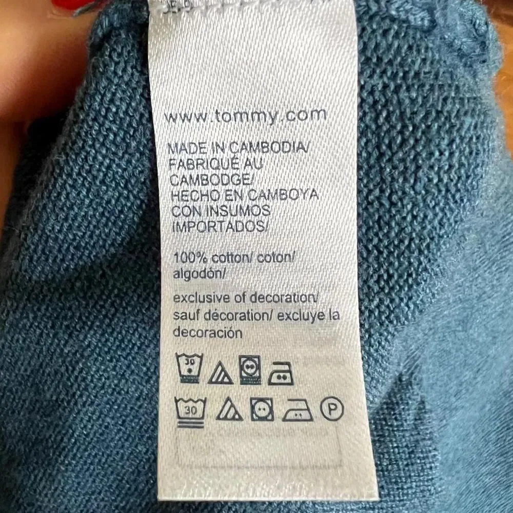 Tommy Hilfiger Men's Blue Crewneck Sweater